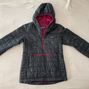 Patagonia Nano Puff Bivy Pullover Jacket Womens Smolder Blue XXS